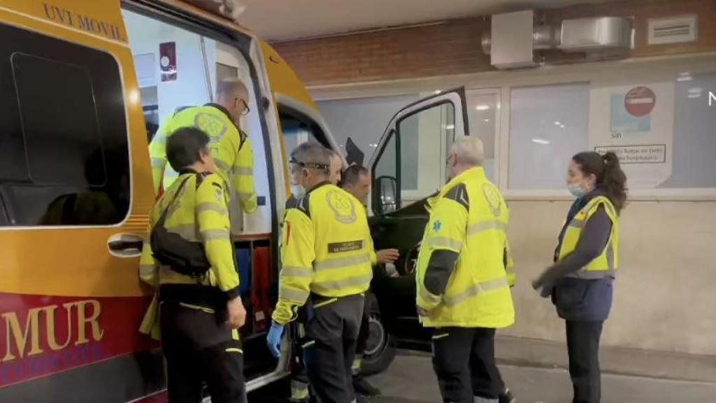Los sanitarios de Samue en Vallecas.