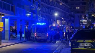 Una imagen del operativo en la zona del accidente.