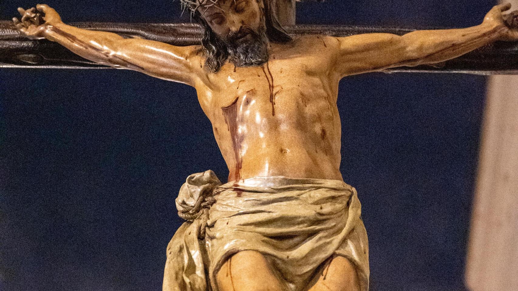El Cristo de Burgos, en su estación de penitencia el miércoles Santo 2025