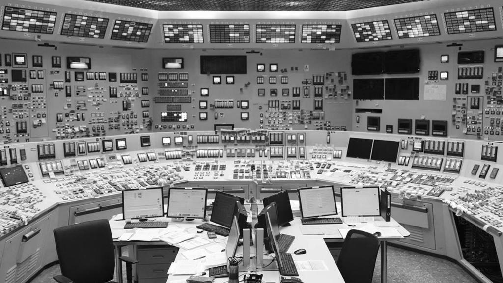 Vista general de centro de control de Ascó II en recarga.