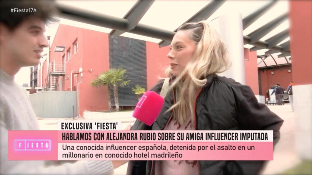 Alejandra Rubio en 'Fiesta'.