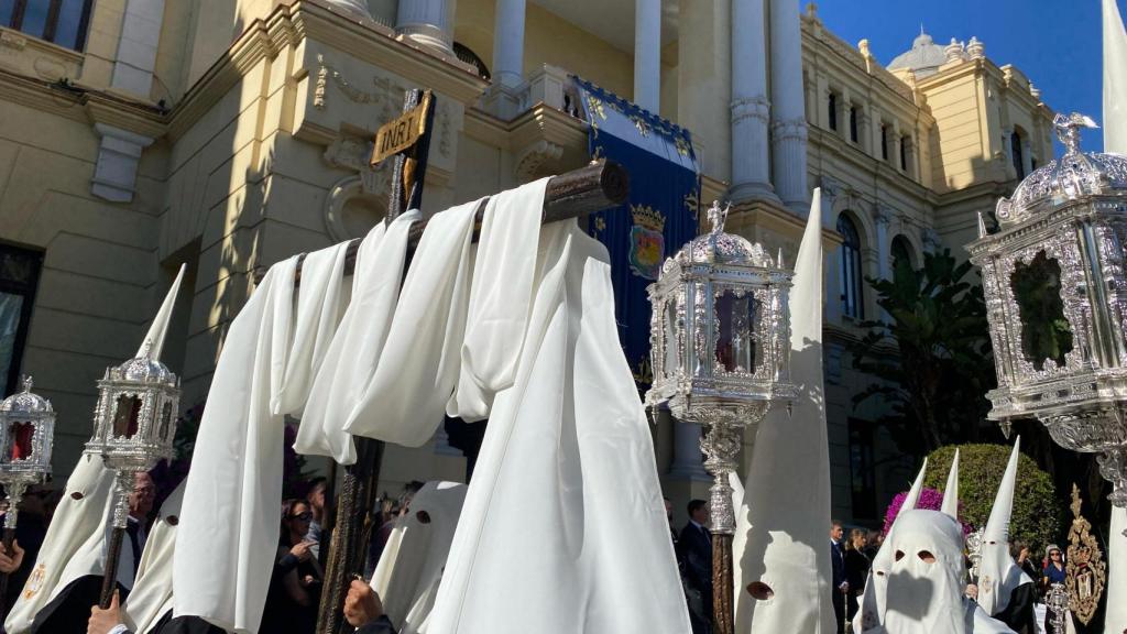 Una imagen de nazarenos del Descendimiento.