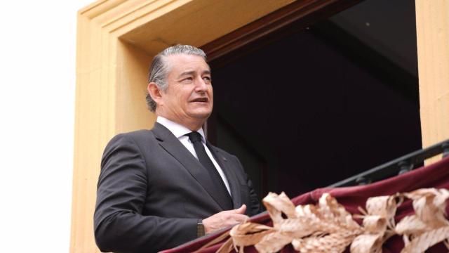 Antonio Sanz, en una imagen en la Semana Santa de Sevilla.