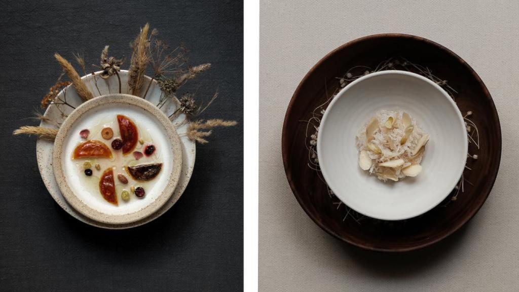 Last Summer's Tomatoes y Crab & caviar.