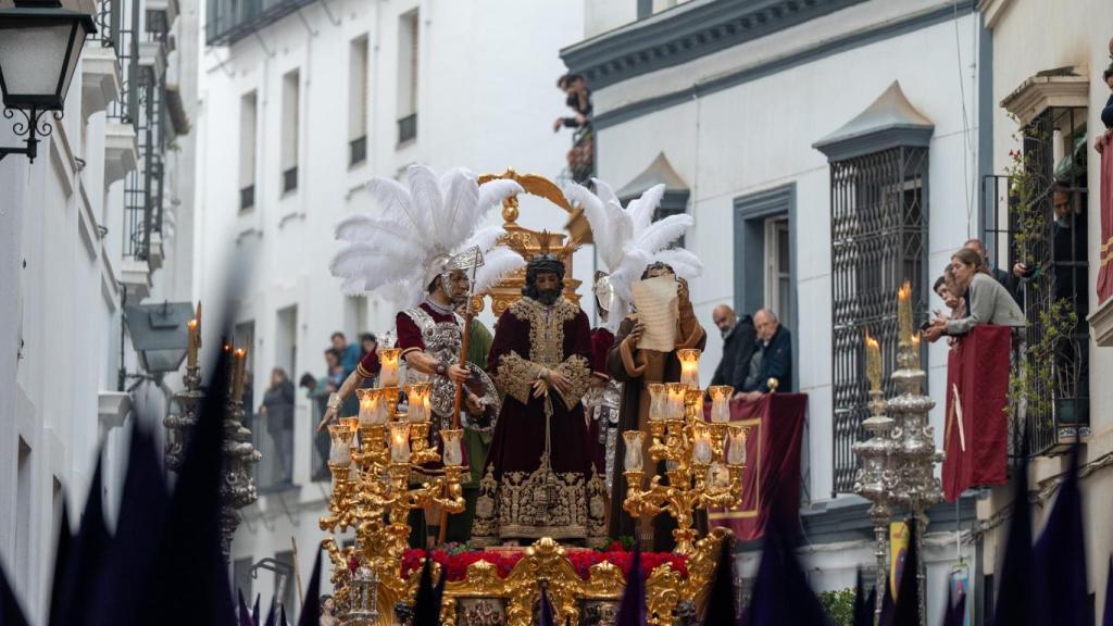 La Macarena, en su estación de penitencia en la Madrugada 2025