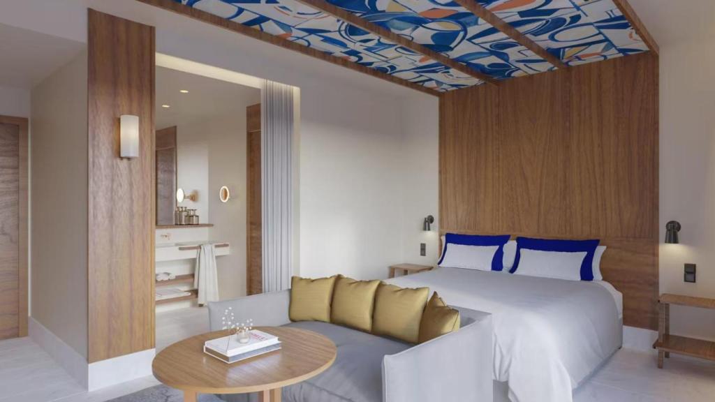 Interior de una de las habitaciones del ME Málaga.