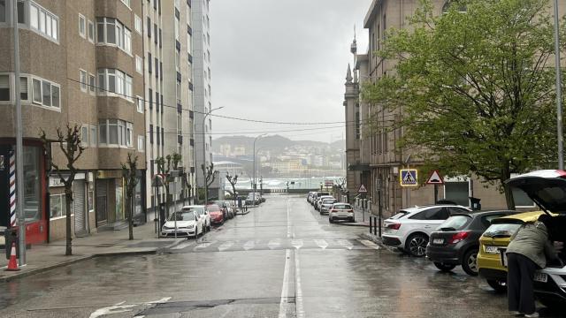 El cielo de A Coruña amaneció cubierto.