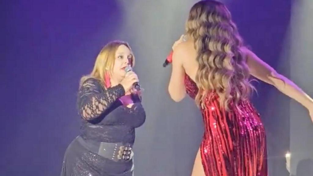 Anabel Conde y Melody en la PreParty Madrid 2025.