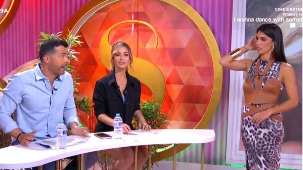 Antonio Santana, María Verdoy y Sofía Suescun en plató.