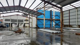 Las chapas corrían riesgo de desprendimiento.