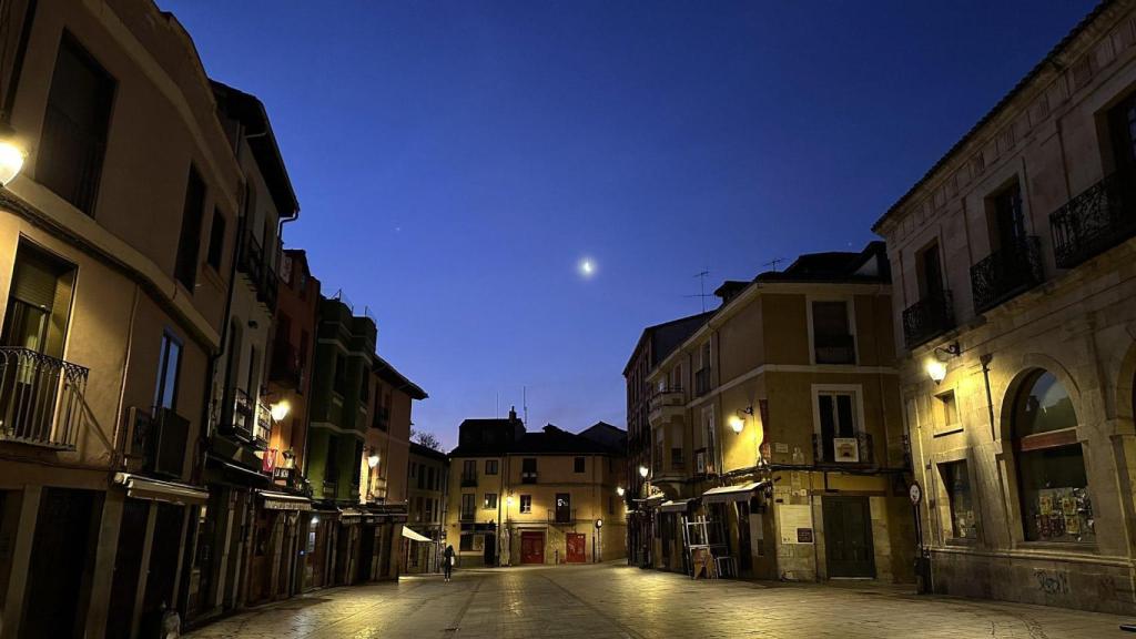 Imagen de archivo de la Plaza de San Martín del Barrio Húmedo, en León