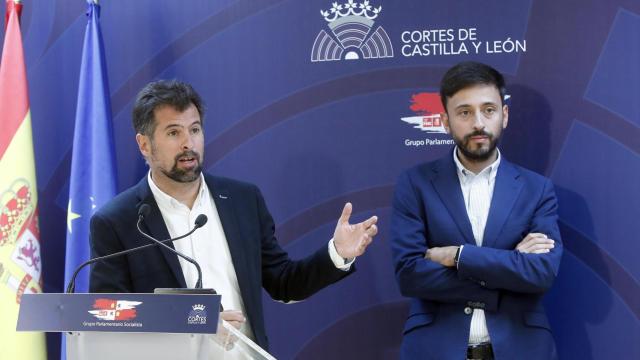 Luis Tudanca (izq) y Fran Díaz (drch) en una imagen de archivo.