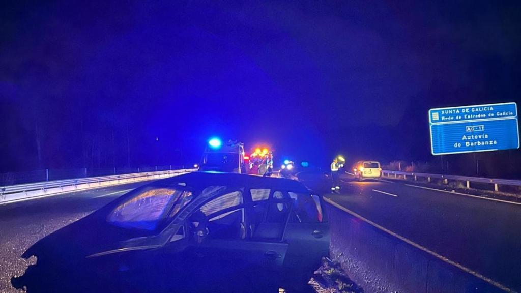 El accidente obligó a intervenir a Bomberos.