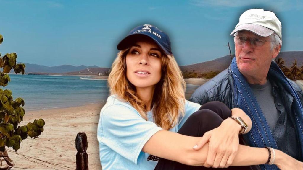 Richard Gere y Alejandra Silva han viajado hasta las costas de México en el Pacífico.