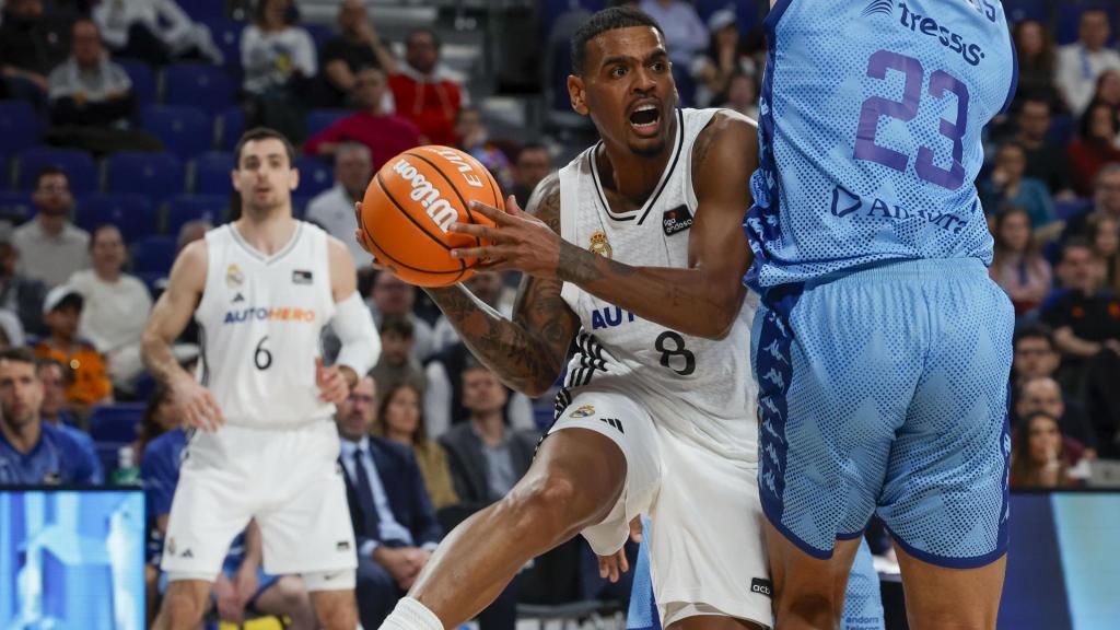 Rathan-Mayes, durante el partido contra Morabanc Andorra.