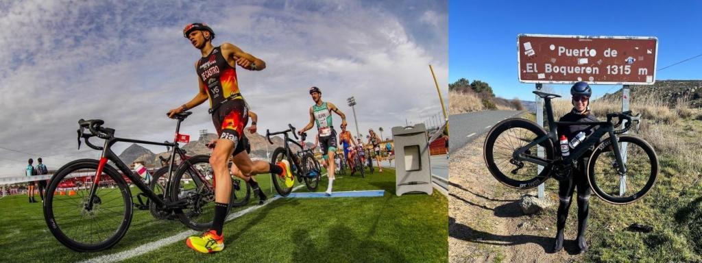 Los campeones de España Eneko de Castro y Carla Martínez.