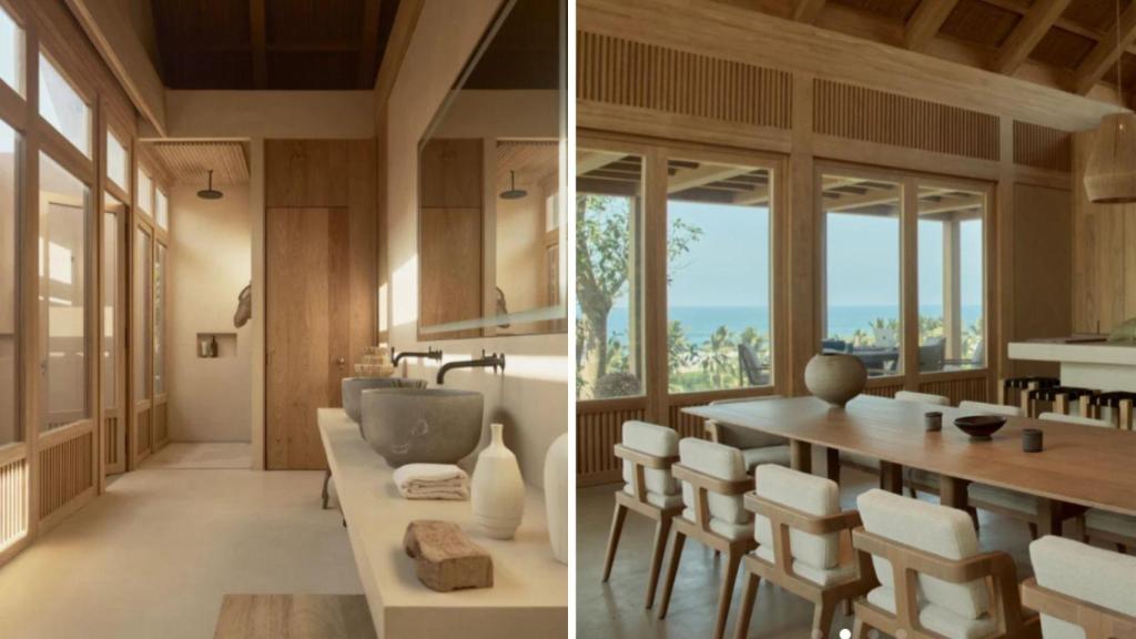 Interior de los ranchos de Xala, el complejo donde Gere y su mujer tienen una exclusiva villa frente al mar.