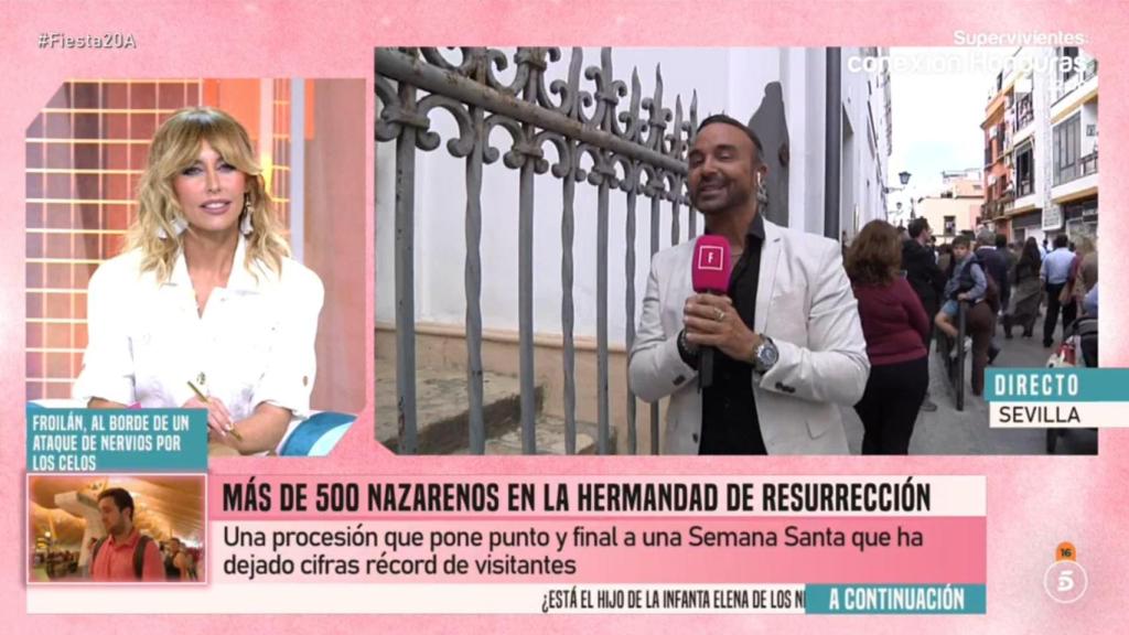 Emma García y Luis Rollán en 'Fiesta'.