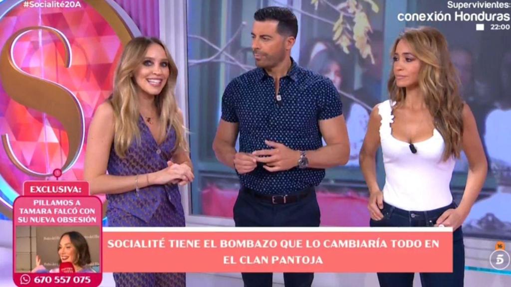 Aránzazu Santos, Antonio Santana y María Verdoy.