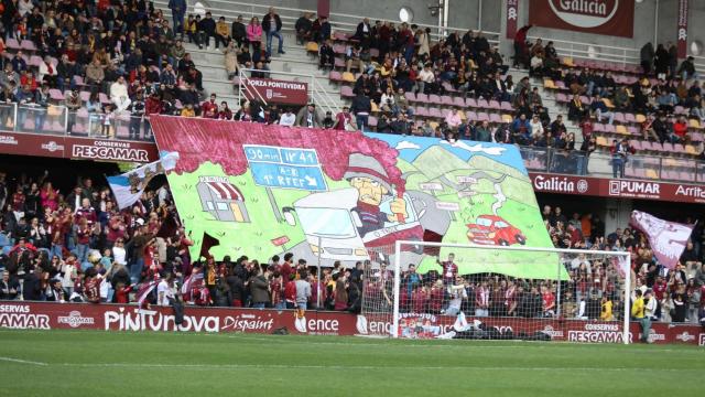 La afición del Pontevedra fue el jugador 12 todo el año.