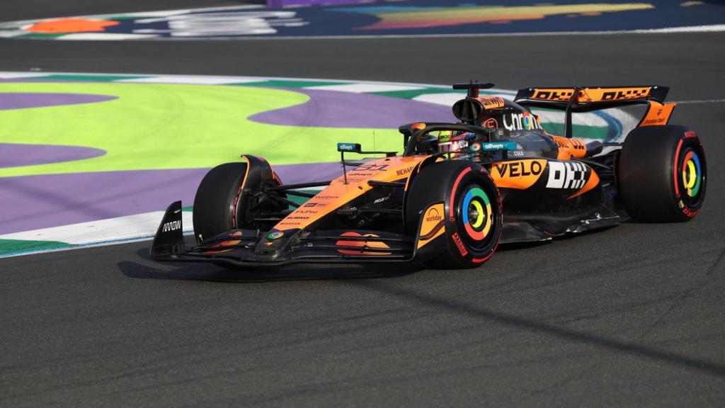 Piastri durante los libres 3 del GP de Arabia Saudí.