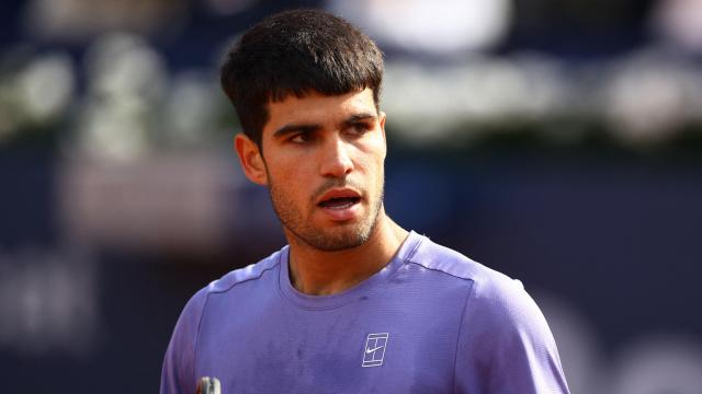 Carlos Alcaraz, durante el Trofeo Conde de Godó