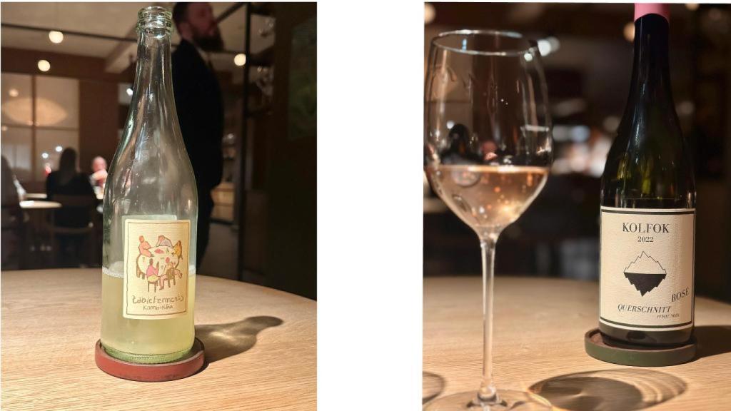 Kombucha de higos y Kolfok, 'Querschnitt Rose', Burgenland, Austria 2022.