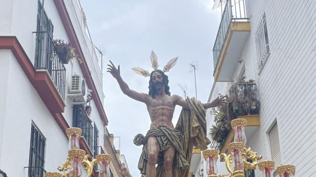 El Señor de la Resurrección, en la calle este Domingo de Resurrección 2025.