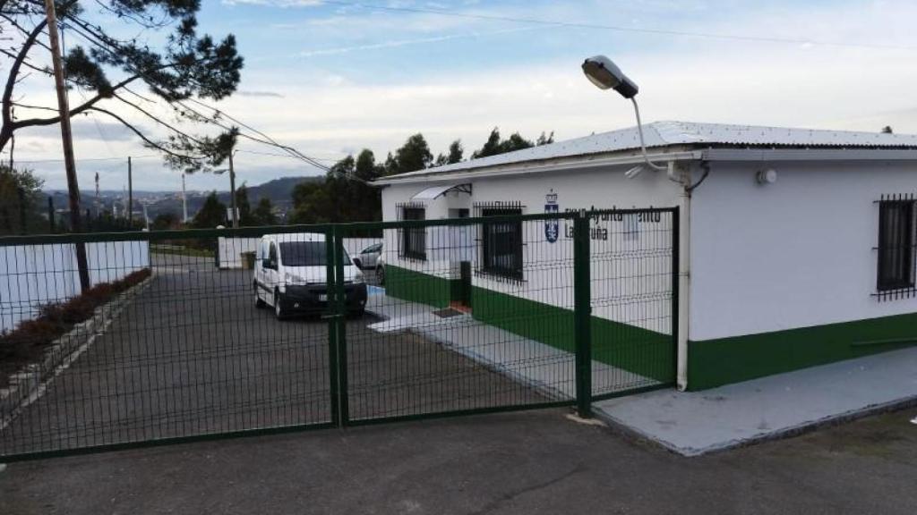 Centro de recogida de animales en Bens, en A Coruña.