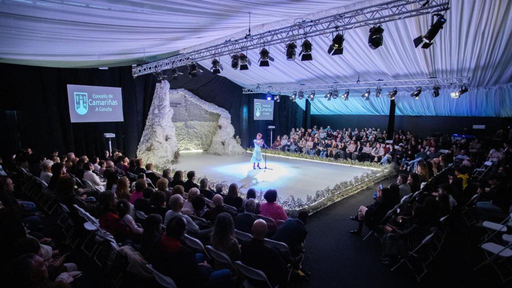 Instante de un desfile en la pasarela.