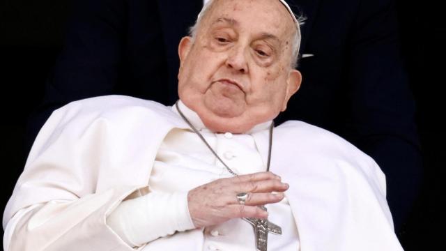 El Papa Francisco al recibir el alta en el hospital Gemelli el pasado 23 de marzo.