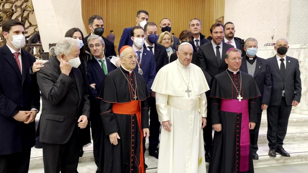 El Papa Francisco recibe a la delegación de Valladolid