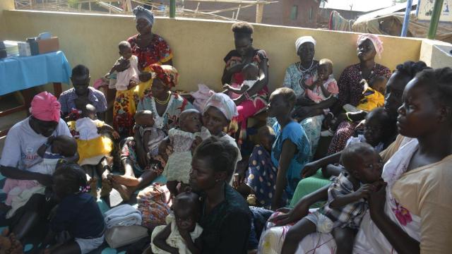 Crisis del hambre en Sudán del Sur.