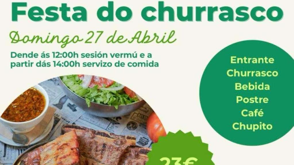 Fiesta del churrasco en Freixo