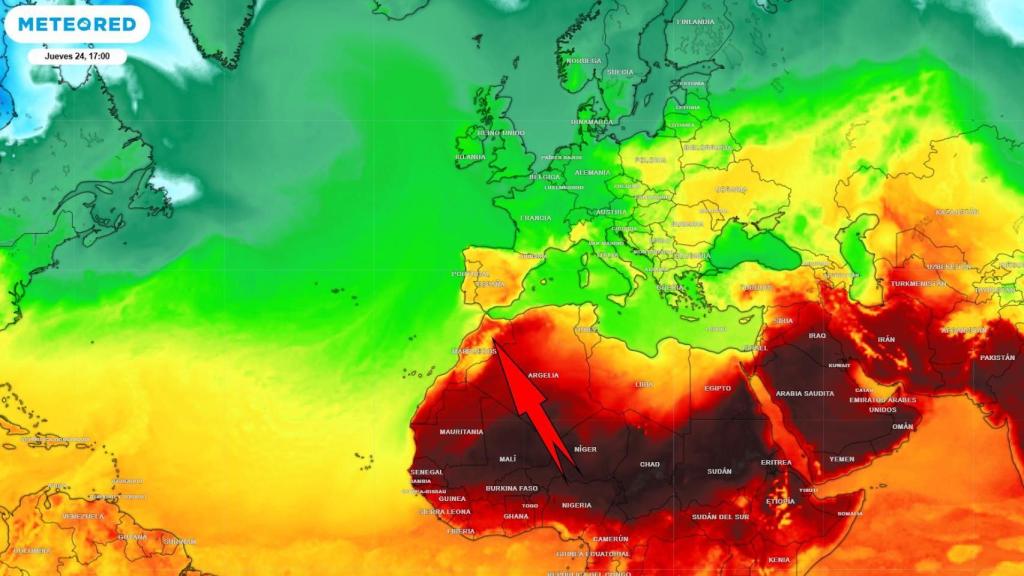 Masas cálida. Meteored.