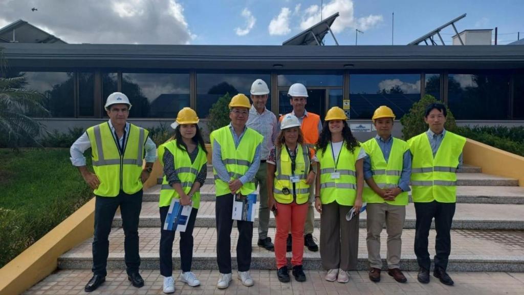 Visita a Emuasa de técnicos de Japón.