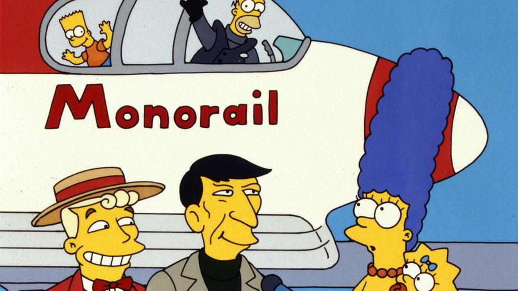 Imagen del episodio de Los Simpson usado por Unidas Podemos para analizar el proyecto de la Torre del Puerto de Málaga.