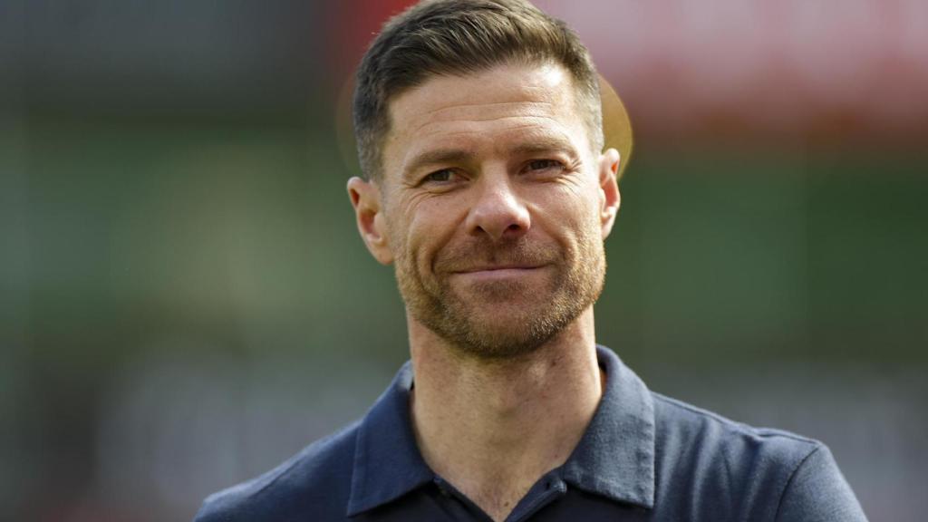 Xabi Alonso, en un partido del Bayer Leverkusen