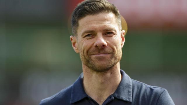 Xabi Alonso, en un partido del Bayer Leverkusen