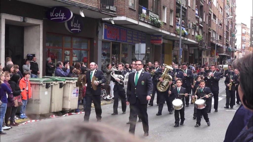 Banda de Música San Sebastián de Los Navalucillos durante el Cortejo de las Mondas de Talavera de la Reina. Año 2016.