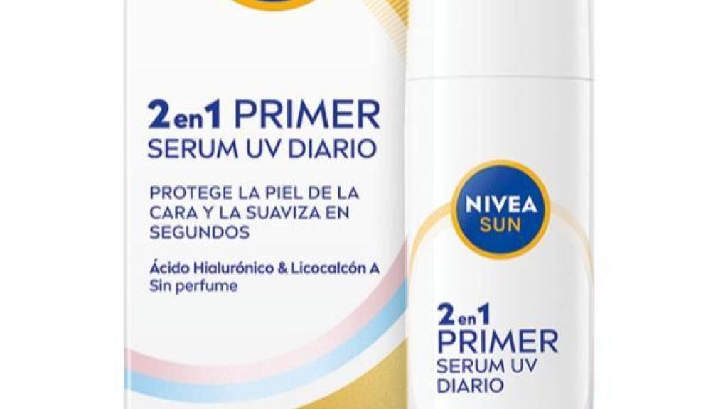 2in1 Primer Sérum UV Diario SPF 50 de Nivea
