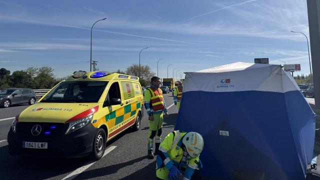 Emergencias Madrid en el lugar de los hechos