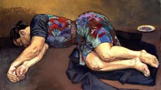 Paulas Rego: 'Adormecida', 1994. Foto: ©The Estate of Paula Rego