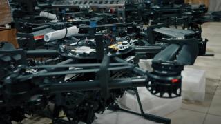 Drones Vampire ensamblados en Ucrania.