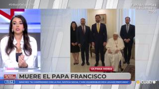 Sarah Santaolalla durante el programa de hoy.