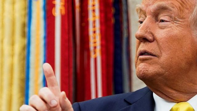 El presidente de EEUU, Donald Trump, en el Despacho Oval de la Casa Blanca.