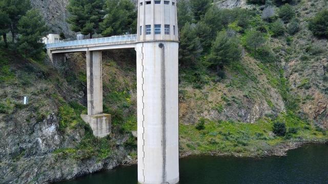 El embalse del Limonero de Málaga.
