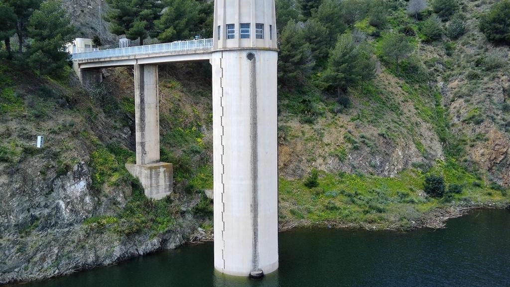 El embalse del Limonero de Málaga.