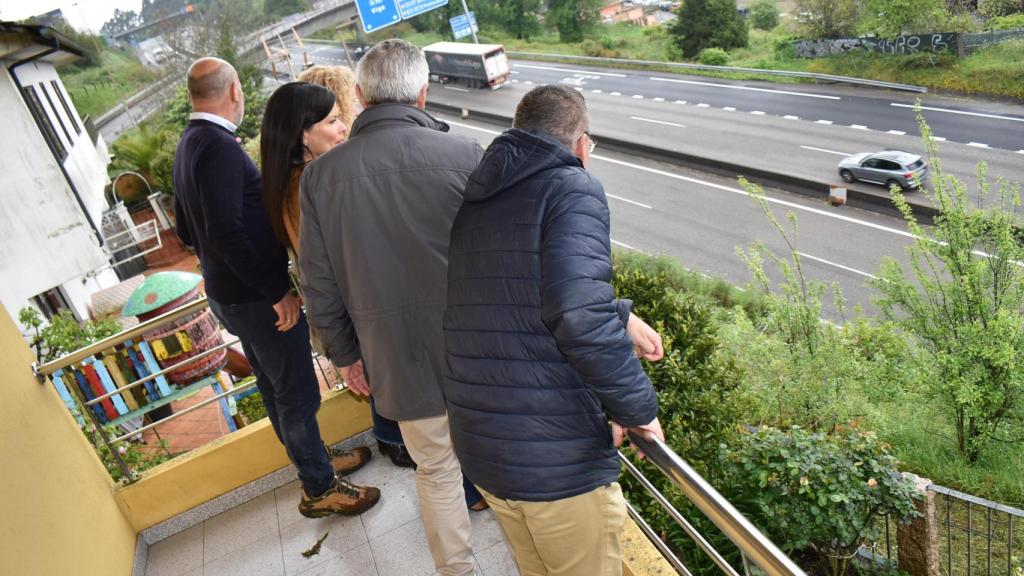 Mos (Pontevedra) solicita a Fomento que repare el muro que se desprendió el pasado sábado en la A-55