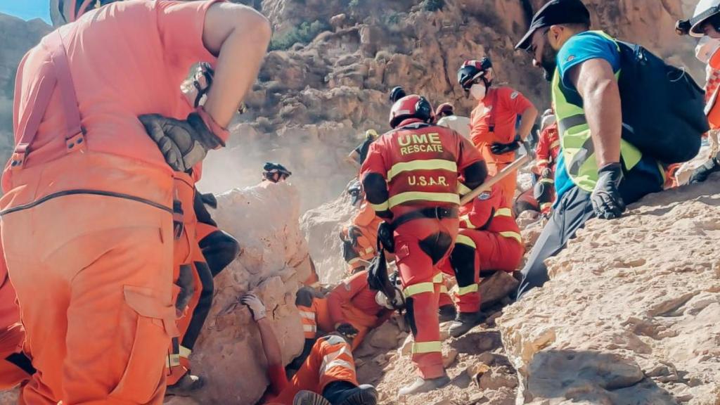 La UME en la operación en Marruecos por el terremoto de 2023